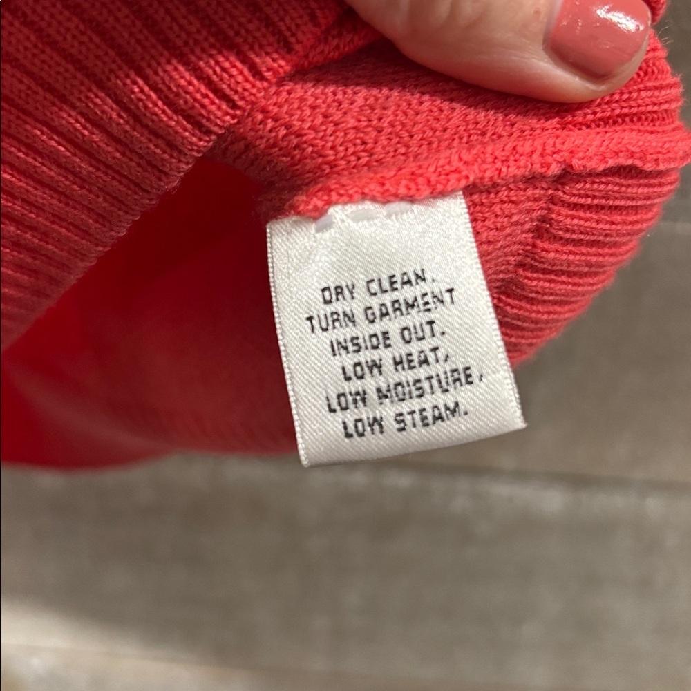 St John coral sweater vest size small - Picture 4 of 10